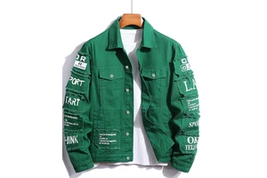 Winter Wear Best Manufacturer Men's Demin Jackets Solid Color Custom OEM Service Latest Style Plain Dyed Denim Men's Jackets