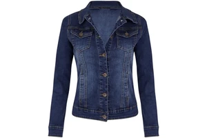 Blue Jean Denim Jacket Women