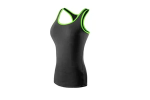 Women's Sleeveless Lightweight Anti-Bacterial Fitness Yoga Wear Sportswear Tank Top Four-Way Stretch Breathable Quick Dry