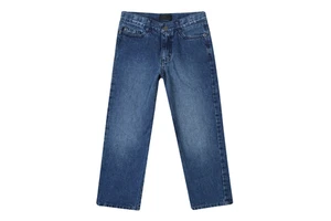 Men Loose Fit Denim Pants Classic Straight Leg Jeans Cotton Casual Everyday Trousers