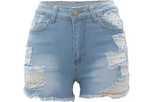 Hight Quality Jean Shorts Men Custom Streetwear Distressed Summer Jorts Denim Shorts for Men