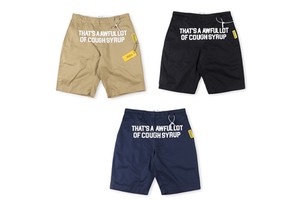 New Arrival THAT'S A AWFUL LOT Of COUGH SYRUP Men's Streetwear Shorts With Lettering Printing Hip Hop Jeans Shorts For Men