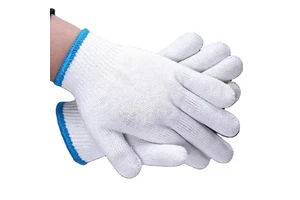 High Quality 7 Pin Knitted Garden Construction Working Cotton Work Gloves Safety Protective Gloves