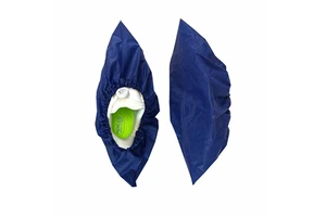 Super Strong Obstacle Ability Disposable Non Woven Shoecover Waterproof Antiskid Pvc Beautiful Price Medical Shoecovers