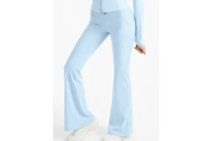 Women's yoga pants high-waisted stretchy soft hip-lifting fitness leggings comfortable and breathable solid color casual pants