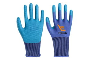 Factory Outlet Latex Nitrile Coated Anti-static Fire-proof Water-Proof Safety Gloves for Industrial Warehouse Machine Building