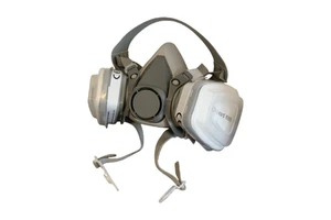 Customizable Half Face Gas Respirator Mask EN140 Certified for Industrial Use Anti Dust/Gas Reusable Washable 3-Layer Adjustable