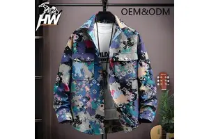 Custom 13oz Denim Men's Jacket Retro Hip Hop Snow Wash Straight Leg OEM Wholesale Streetwear 2026
