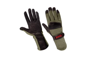 Nomex Anti-Static Leather Flight Gloves Pilot Safety Gloves Flame Retardant Professional Standard Heat Tear-Resistant