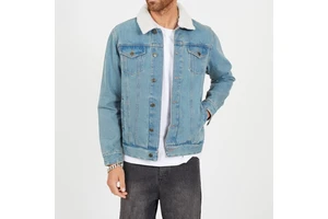 Best Price Winter Denim Jacket For Men Custom Logo Design High Quality Solid Color Streetwear Jean Jackets