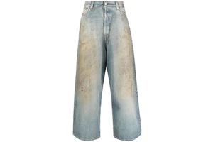 Customized Top Trending Breathable High Quality OEM Trousers Baggy Acid Washed Pants Men's Denim Jeans For Men's