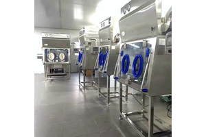 New High-Efficiency CE ISO Negative Pressure Isolator with Emergency Response Function H14 HEPA Filter SIEMENS Touch Screen