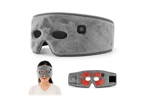 UL499 Cordless Heated Eye Mask with Eye-Open Design for Warm Compress NTC Overheat Protection OEM ODM
