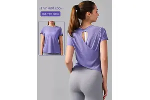 Quick-Dry Breathable Fitness Blouse for Women | Cross-Border Running, Pilates & Yoga Training Top
