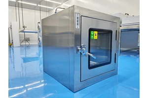 Cleanroom Pass Box | Static Fanless Type Interlocking Doors Optional UV Disinfection GMP Compliant