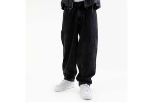 OEM Custom Men's Baggy Denim Jeans Trousers Loose Oversize Vintage Fit Pant Pockets Stretch Straight Mid Waist Winter Organic