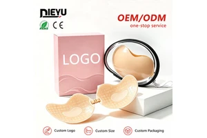 OEM ODM Invisible Silicone Adhesive Bra Strapless Front Buckle Push Up Bra Backless Sticky Bra Fashion Sporty For Women