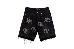 MIXED EMOTION Trendy Latest Full Fashion Vintage Hop Street Men's and Women's Denim Shorts