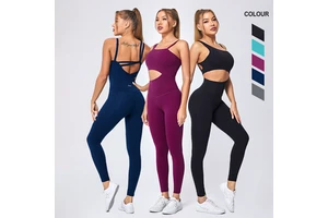 Fitness Suit Sports Jumpsuit Sets for Women Compression Gym Bodysuit Plus Size Yoga Jumpsuit Women Active Wear Jumpsuit