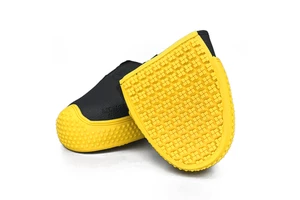 Waterproof Lightweight Anti-Smashing Shoe Covers with Steel Toe Caps Safety Protective Cowhide for Visitors and Laborers