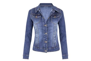 New Fashion Custom Color Button up Plus Size Womens Coats and Denim Jacket Winter 2025 Customized Lady's Jean Denim Jackets