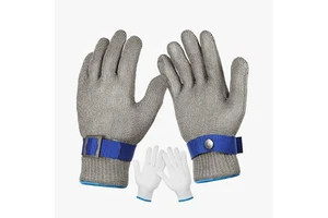 Anti-cut Cut-resistant Stainless Steel Wire Gloves Woven Safety Working Gloves