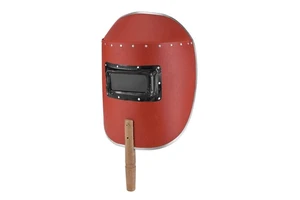 Fireproof Welding Mask Full Face Shield with Handle | Handheld Welder Protection