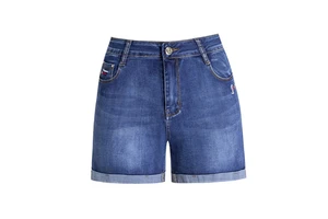 Wholesale 2025 Women's Mid Waist Denim Jeans Shorts Breathable Quick Dry Eco-Friendly Summer Casual Customized Logo OEM Service