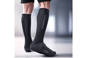 KINGBIKE KB-J378 Anti-Abrasion Dust-proof Windproof Shoe Covers Overshoes Protectors for Bicycle Cycling Sports Safety Gear