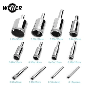 High Quality Diamond Grit Drill Bit Ceramic Electroplated Material Carbide For Hole Saw Core Drilling Glass Tile Granite