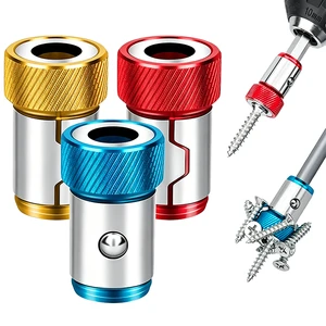 Industrial Magnetic Bit Holder Alloy Electric Magnet Powerful Ring Shank Magnetizer 1/4 Inch/6.35mm Phillips Drill Bits for