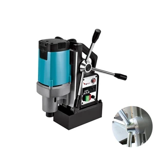 Portable Magnetic Seat Drilling Steel Plate Electric Drilling Machine 220V Magnetic Drilling and Tapping All-in-one Machine