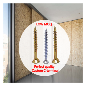 70mm 80mm 100mm Zinc Plated Countersunk Double Head Tapping Screw Chipboard Screw For Wood Board