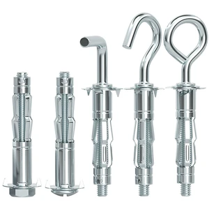 Galvanized Butterfly Hollow Wall Anchor Assorted Head Expansion Screws Fasteners for Gypsum Board Hollow Brick Cavity Walls