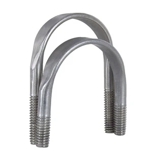 All Sizes SS 304 316 Pipe Clamp Flat U Bolt Bending Nut Washer Truck Boat U Bolt M8