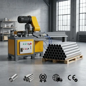 Automatic Feed Roll-Cutting Machine for Fire Hoses and Stainless Steel Pipes Small Burr-Free Cutter