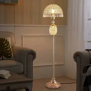 TOGETHER Gold Modern Crystal Floor Light Living Room Bedroom Hotel Decor Indoor Home Decoration Floor Lamp Showroom Designer