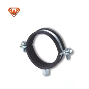 Manufacturer of Carbon Steel or Stainless Steel Pipe Clamp With Nut
