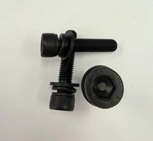 DIN912 M4X0.7 HDG Grade 10.9/12.9 Metric Hex Socket Cap Screws With Washer Alloy Steel Allen Head
