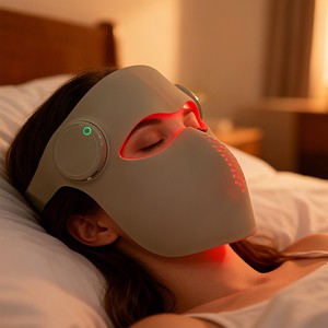 OEM Wireless 4 Colors LED Light Therapy Beauty Mask Red Light Therapy Face Mask