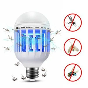 E26 E27 9W 15W 20W Bug Zapper 2 in 1 LED UV Bulb Fly Insect Mosquito Killer Trap Lamp Anti Moustique for Home Indoor Outdoor