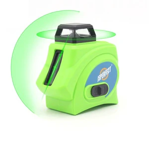 JSPERFECT Cross Lines 1x360 And 1 Vertical 5 Green Beam Laser Level
