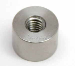 Stainless Steel/aluminum High Precision Round Thread Bushings Pipe Tube Cylinder Nut