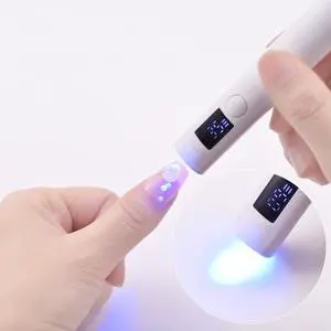 3W Mini UV Nail Lamp Dryer Machine Portable USB Rechargeable LED Nail Quick Drying Light Handheld Manicure Lamp for Gel Varnish