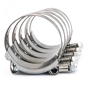 OEM/ODM 304 Stainless Steel T-bolt Clamp Barrel Galvanised Super Exhaust Hose Clamp