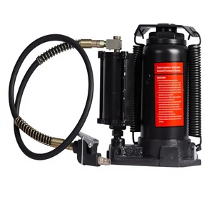 20 Ton Air Hydraulic Bottle Jack Low Profile Pneumatic Hydraulic Lifting Jack for Truck Vehicle Auto Repair Workshop