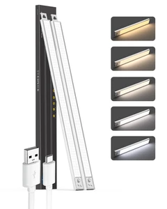 LED Cabinet Wall-Mounted Magnetic Adjustable Color Temperature/Brightness Touch Control Dimmable USB-C Cabinet Lights