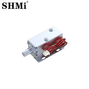 12V Mini Telescopic Rod Latch LY01E Keyless Smart Electric Cabinet Lock Retractable Solenoid Drawer Lock Electromagnetic Locking