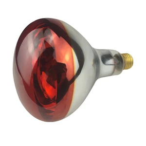 Shatterproof Infared Bulb Hard Glass Infrared Heating Lamps for Food Heating Food Warmer Lamp