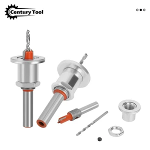 Step Limit Woodworking Countersink Drill Bit - Screw Countersink, Hole Opener, Tapered/Deep/Pilot Hole Drill with Positioning